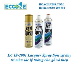 EC IS-2001 Lacquer Spray Sơn xịt duy trì màu sắc lý tưởng cho gỗ và thép